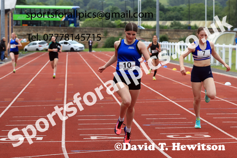 Sprints, 2026 Northumberland Schools Track and Field, Wentworth, Hexhan. Photo: David T. Hewitson/Sports for All Pics